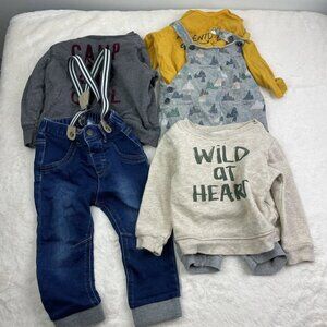 Toddler 18 Month Lot Of Clothes Sweater, Overalls One Piece Old Navy Koala Baby